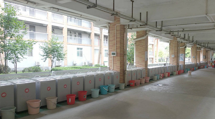 好評(píng)度高！江門(mén)一中學(xué)校又雙叒續(xù)單金環(huán)電器共享洗衣機(jī)