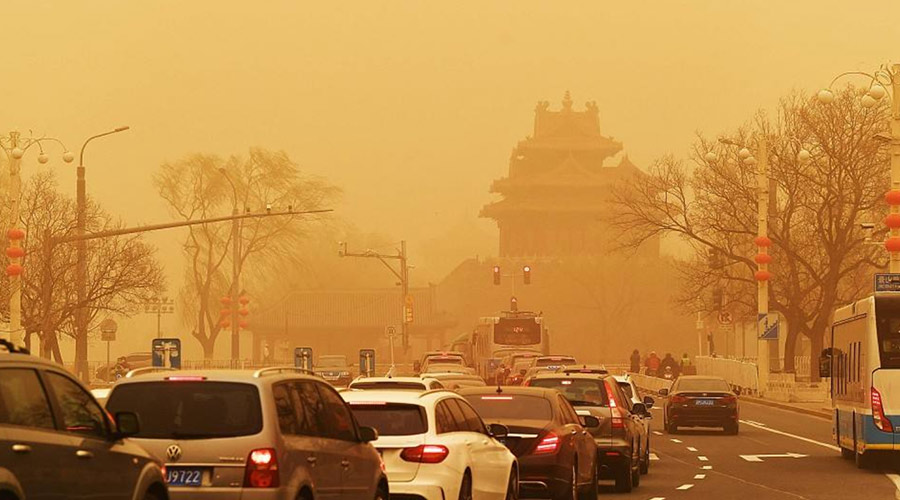 北方今年首場沙塵來襲！沙塵暴下衣服干衣機(jī)的干衣優(yōu)勢
