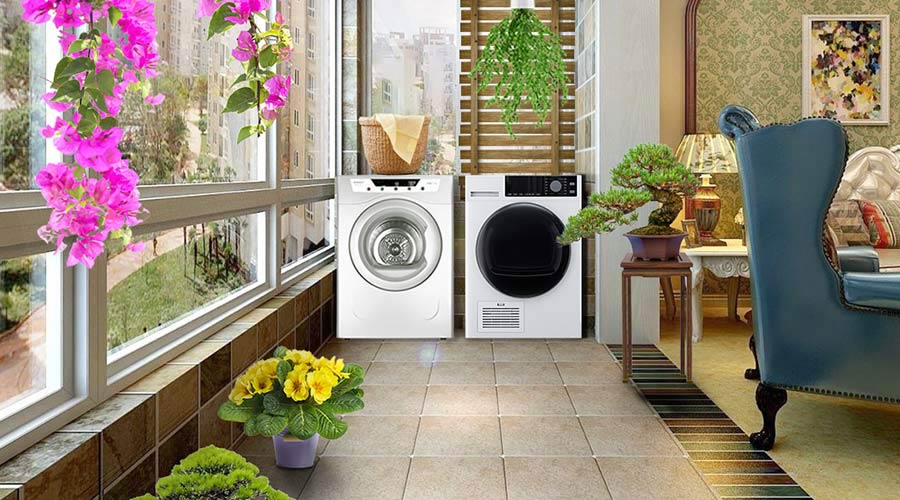 家居陽臺晾曬衣物不干怎么辦，衣物烘干機來解決！