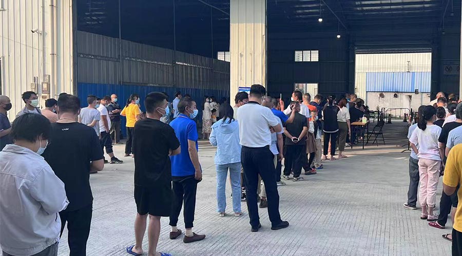 支援防疫是責(zé)任！金環(huán)電器助力鶴山核酸檢測