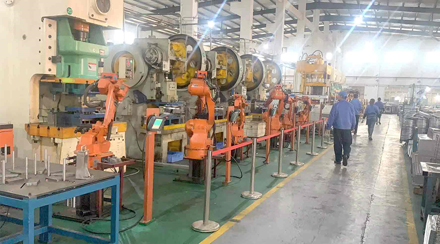 揭秘金環(huán)電器滾筒干衣機(jī)沖壓自動(dòng)化生產(chǎn)是如何進(jìn)行的？