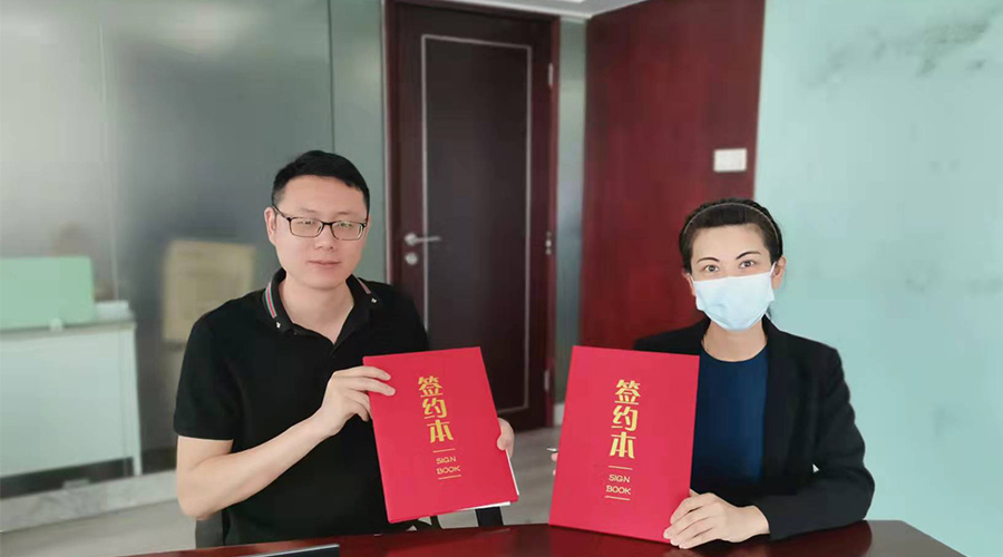 祝賀！金環(huán)電器與寧波某品牌電商客戶再次合作，簽約成功！