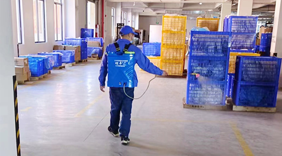 健康和安全放首位！金環(huán)電器全面開(kāi)展工廠除菌工作