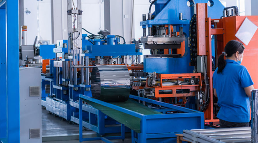 工廠生產(chǎn)：不同的生產(chǎn)線對應滾筒衣服烘干機哪個部分