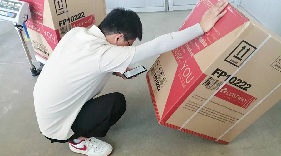 實況直擊！客戶北美COSTWAY開展衣物烘干機驗貨