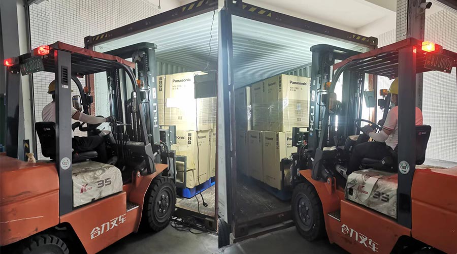 趕進(jìn)度加油干！ 迅速完成松下客戶的衣物烘干機(jī)出貨