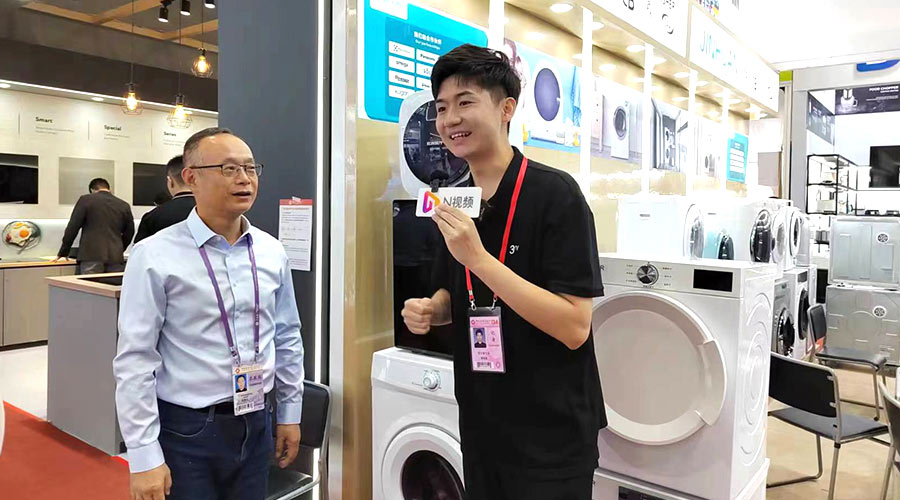 廣交會熱點！央視、新華網(wǎng)等媒體聚焦金環(huán)電器滾筒干衣機
