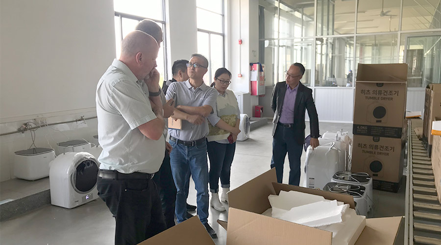 搶訂單 拼合同！金環(huán)電器積極推進滾筒衣服烘干機訂單增長