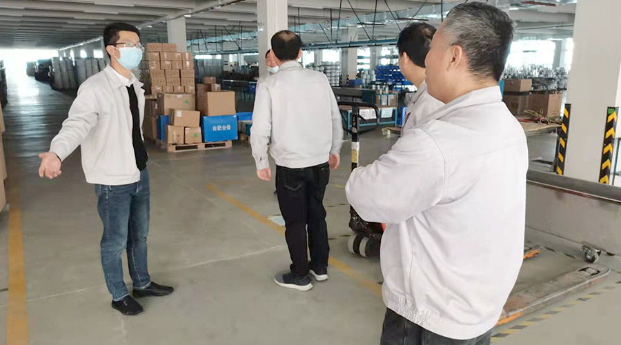 查隱患 防事故！金環(huán)電器領(lǐng)導(dǎo)開展節(jié)前安全檢查